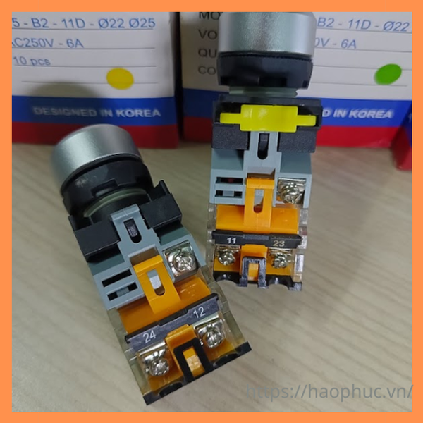 Nút nhấn có đèn LED NP-115-B2-11D