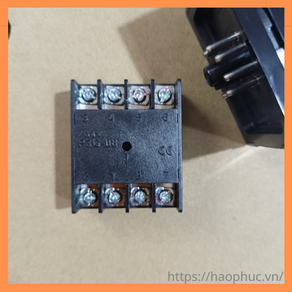 Đế Relay 8 chân tròn ngược P3G-08