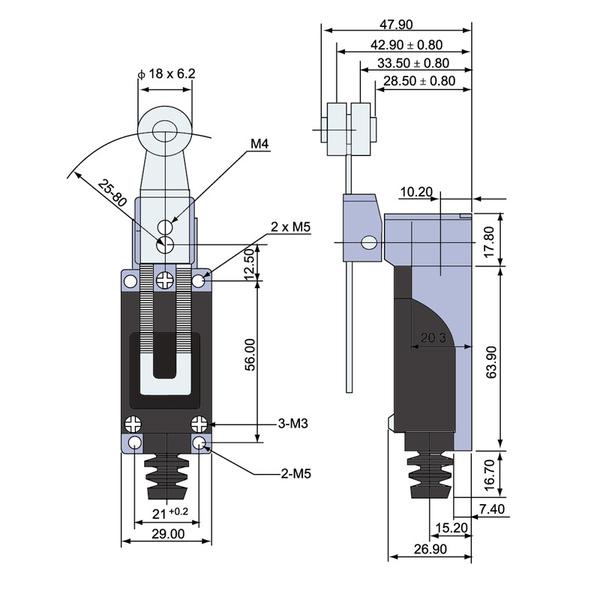 Công tắc hành trình TZ-8109