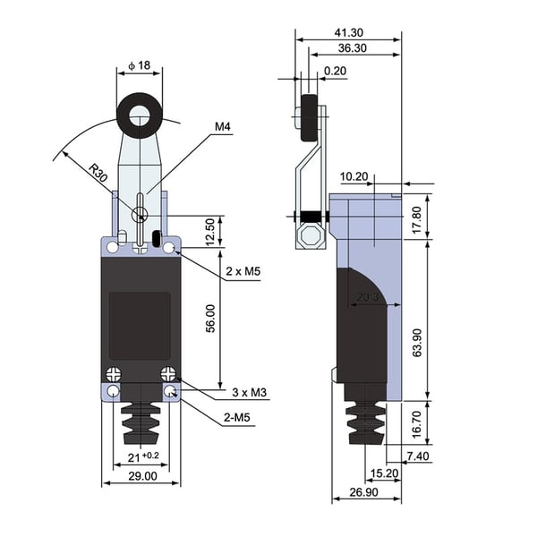 Công tắc hành trình TZ-8104