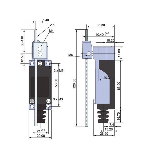 Công tắc hành trình TZ-8107