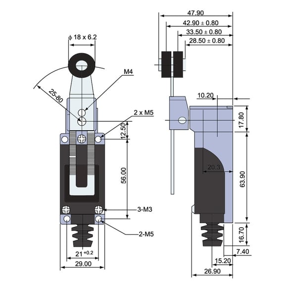 Công tắc hành trình TZ-8108