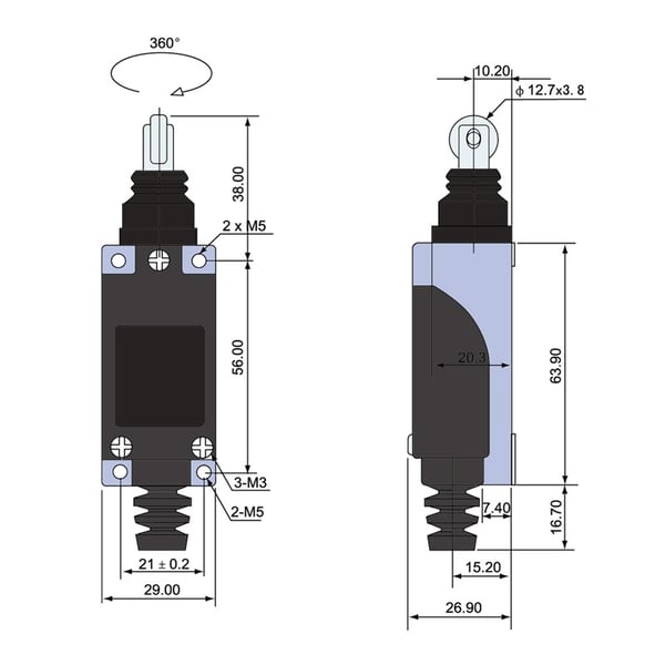 Công tắc hành trình TZ-8122