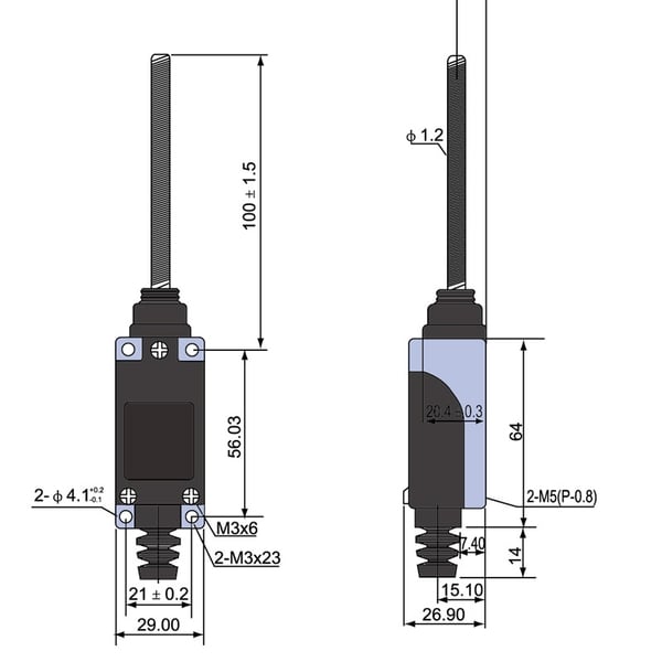 Công tắc hành trình TZ 8167
