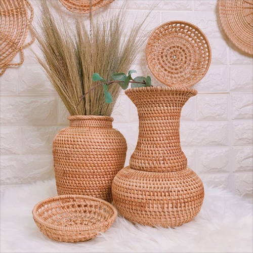 Décor không gian độc đáo với Set lọ 3 chiếc Tĩnh Mộc