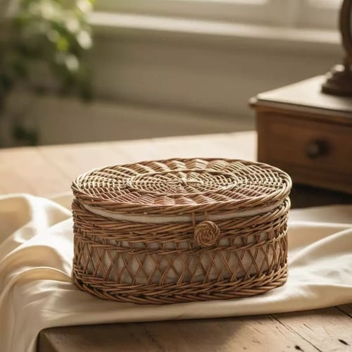 Hộp mây Nắng Nhẹ lưu trữ tiện dụng cho gia đình