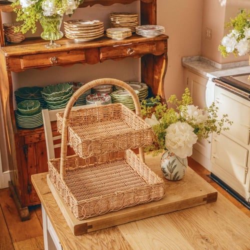 Trang trí nghệ thuật với Set giỏ đôi Tĩnh Vật