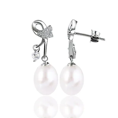 Bông tai bạch kim Trixie Love