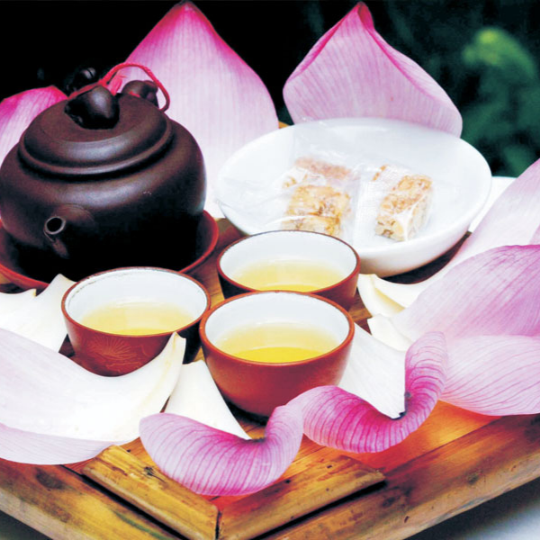 tra sen Tây Hồ từ sen tươi tra sen Tây Hồ từ sen tươi