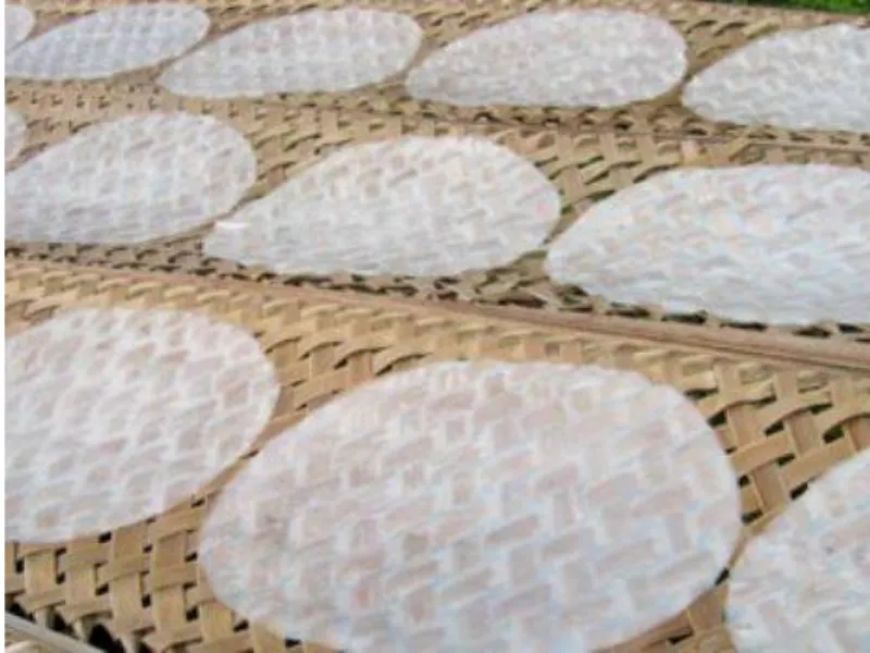 Bánh tráng Mỹ Lồng đặc muôn thuở Bến Tre