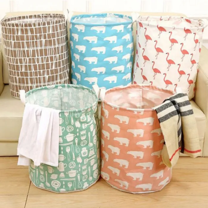 Sọt vải đựng quần áo hình thú xinh xắn