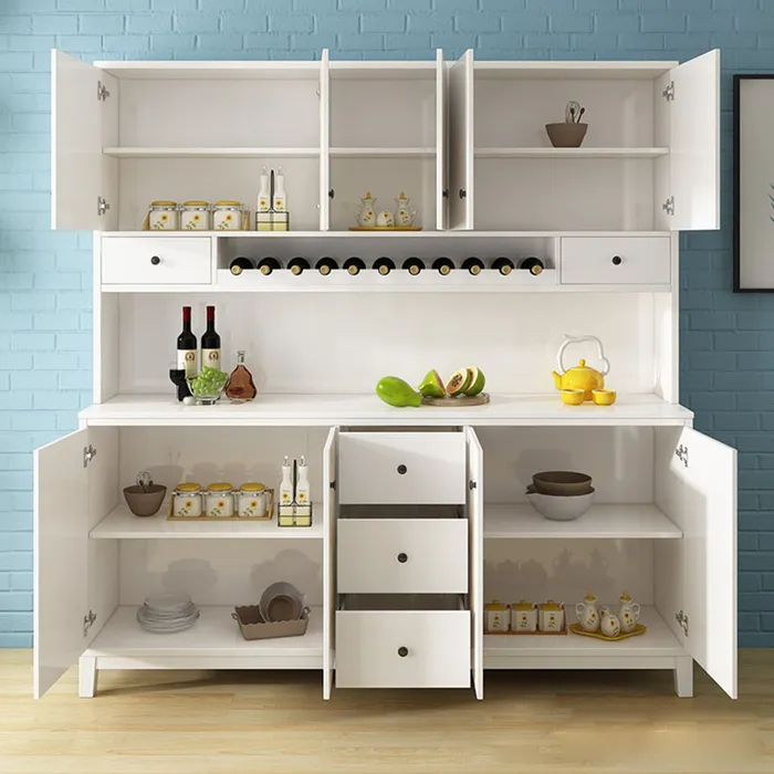 Tủ bếp gia đình gỗ công nghiệp nhỏ gọn đa năng