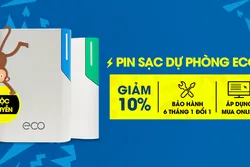 Giảm ngay 10% pin sạc dự phòng ECO khi đặt mua Online