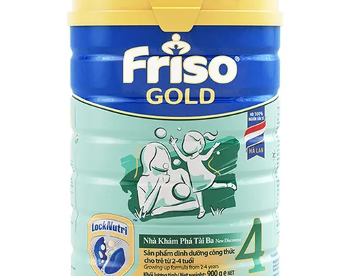 Combo 5 lon sữa Friso Gold số 4 900g (2-4 tuổi)