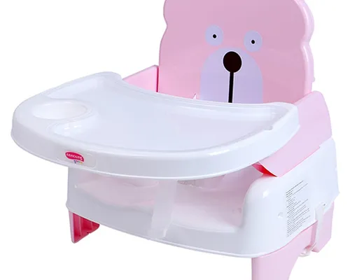 Ghế ngồi ăn chân thấp ConCung Good (hồng)