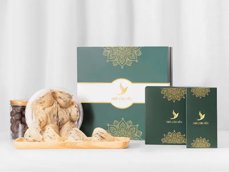 Tổ Yến Thô Còn Lông Nguyên Chất Lunana - Hộp 100gram (10-12 tổ)